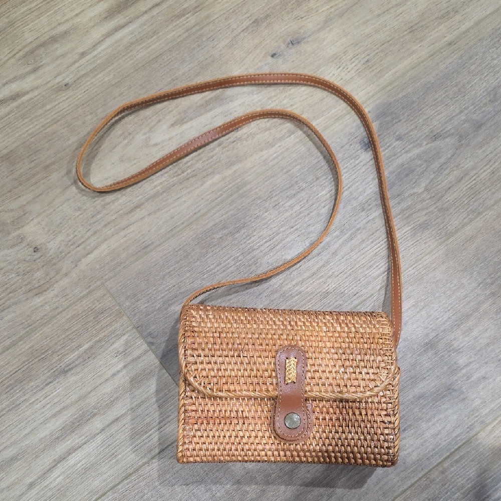 Brown Bali Rattan Bag